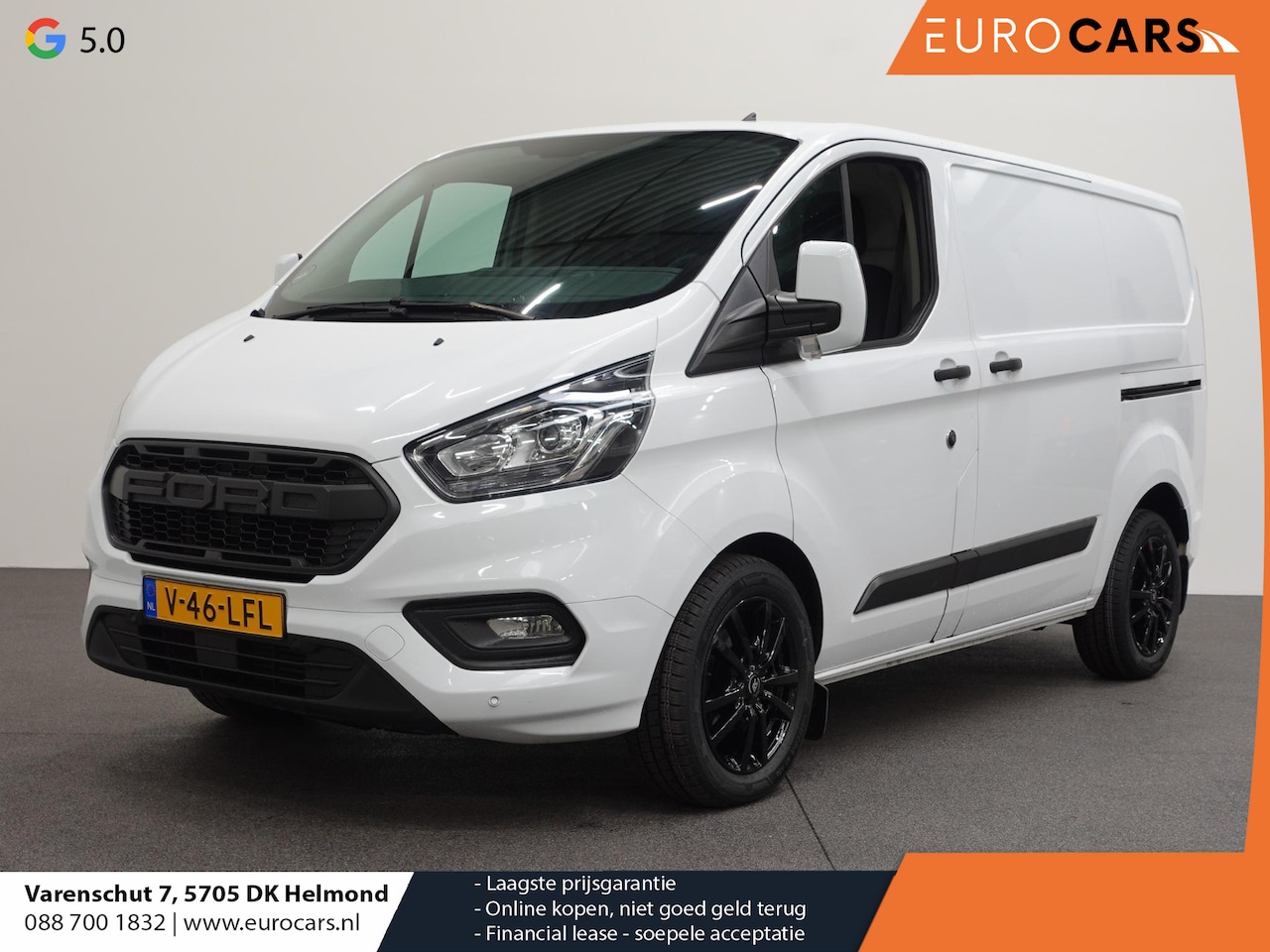 Ford Transit Custom - 130pk Automaat L1H1 Trend Raptor Editon 2x Schuifdeur Trekhaak Airco Cruise control Euro6 - AutoWereld.nl
