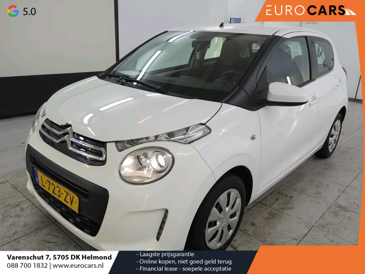 Citroën C1 - 1.0 VTi Feel Airco Carplay Navi Achteruitrijcamera Techno Pack - AutoWereld.nl