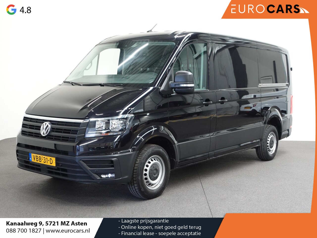 Volkswagen Crafter - L3H2 L2H1 Highline 2x Schuifdeur Navigatie Cruisecontrol Airco Parkeersensoren Euro6 - AutoWereld.nl