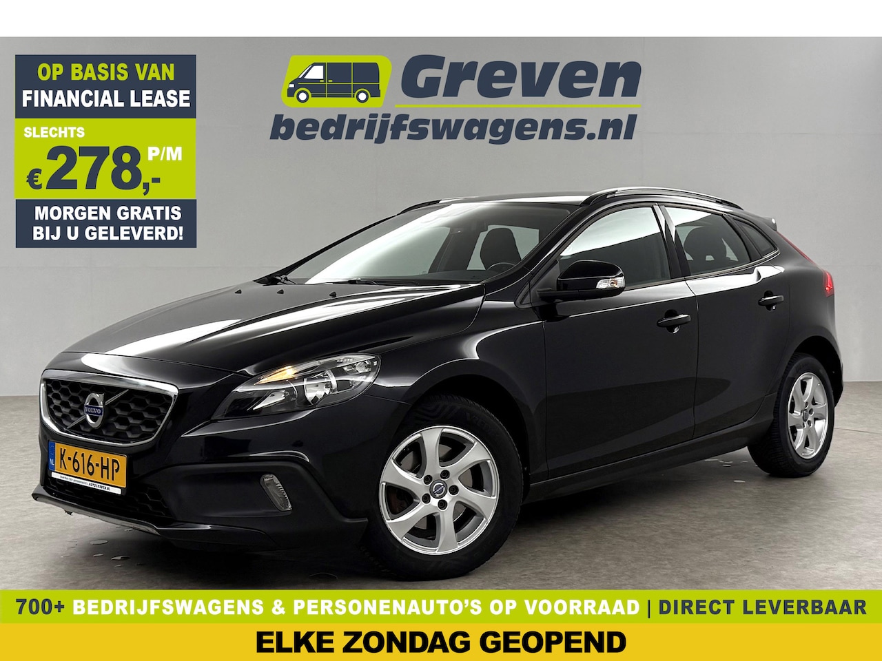 Volvo V40 Cross Country - 1.6 T4 180PK Airco Cruise Navigatie Parkeersensoren 16"LMV - AutoWereld.nl