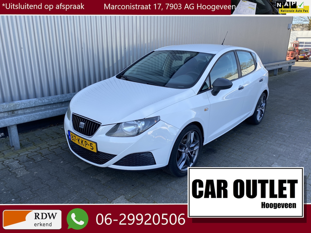 Seat Ibiza - 1.2 Club 1.2 Club 5-Drs, A/C, LM, z.g.a.n. APK – Inruil Mogelijk – - AutoWereld.nl