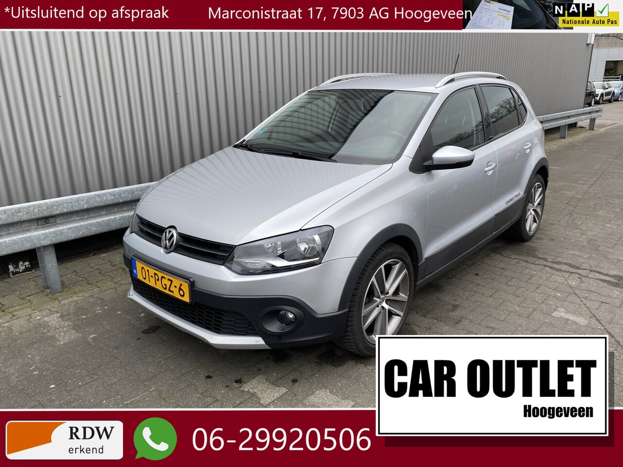 Volkswagen Polo - 1.4-16V Cross 1.4-16V Cross 5-Drs, A/C, CC, LM, – Inruil Mogelijk – - AutoWereld.nl