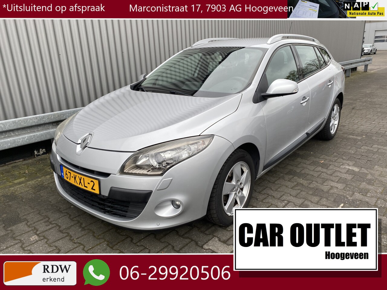 Renault Mégane Estate - 1.4 TCe Dynamique Clima, CC, PDC v/a, Navi, LM, nw. APK – Inruil Mogelijk – - AutoWereld.nl
