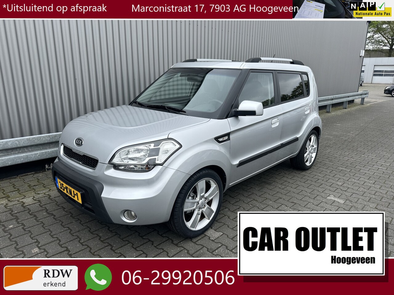 Kia Soul - 1.6 X-ecutive 128Dkm.NAP, Airconditioning, LM, Trekh, z.g.a.n. APK – Inruil Mogelijk – - AutoWereld.nl