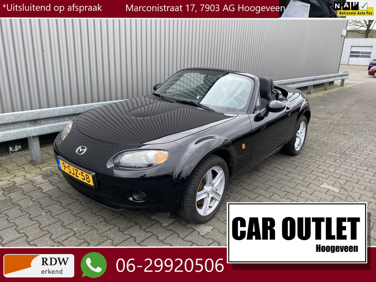 Mazda MX-5 - 1.8 Luxury Edition Leer, A/C, LM & Nieuwe APK – Inruil Mogelijk – - AutoWereld.nl