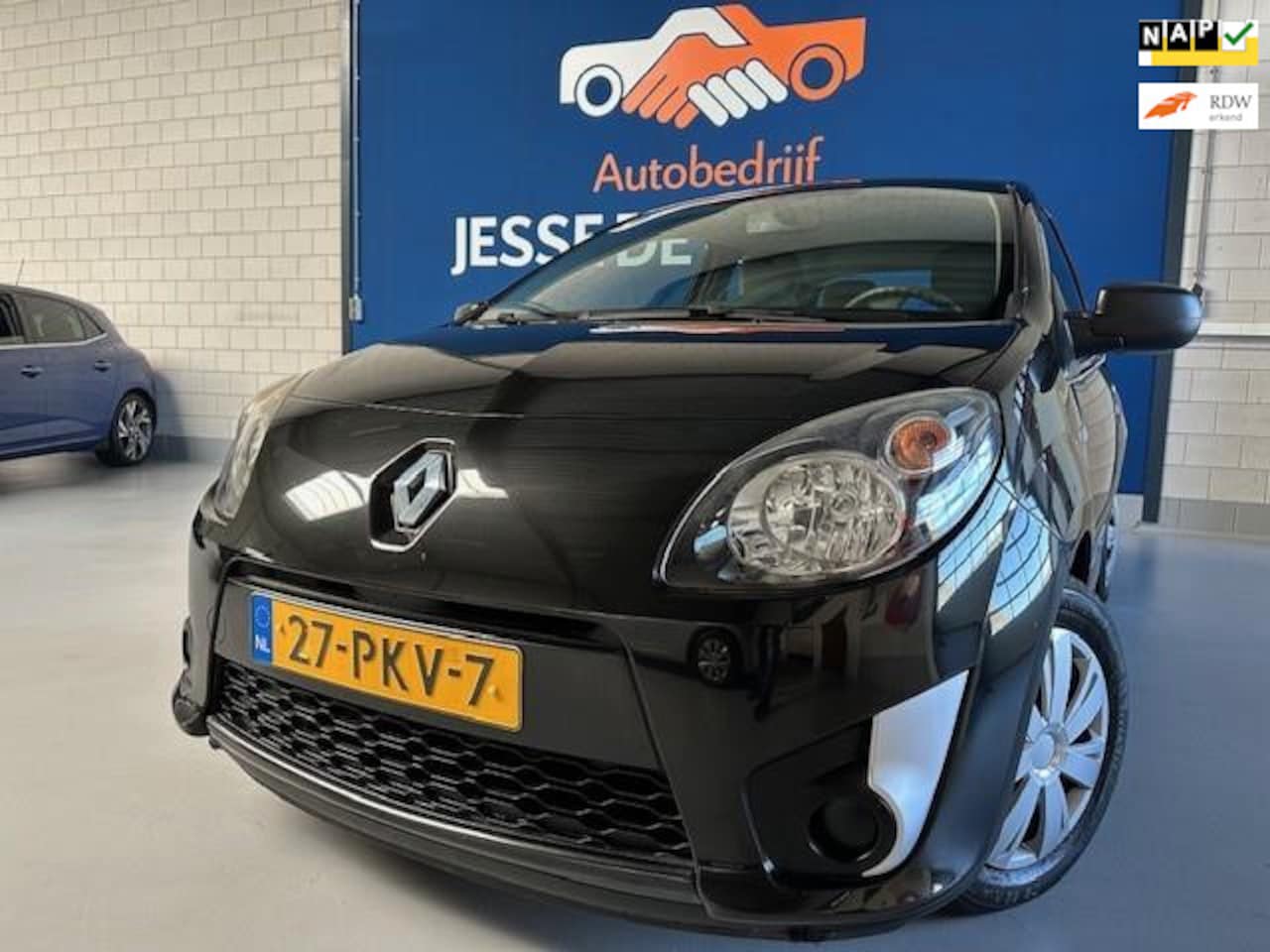 Renault Twingo - 1.2-16V Authentique 1.2-16V Authentique,bj.2011,kleur:zwart,NAP met 163742 km.en APK tot 11/2025, zuinige auto - AutoWereld.nl