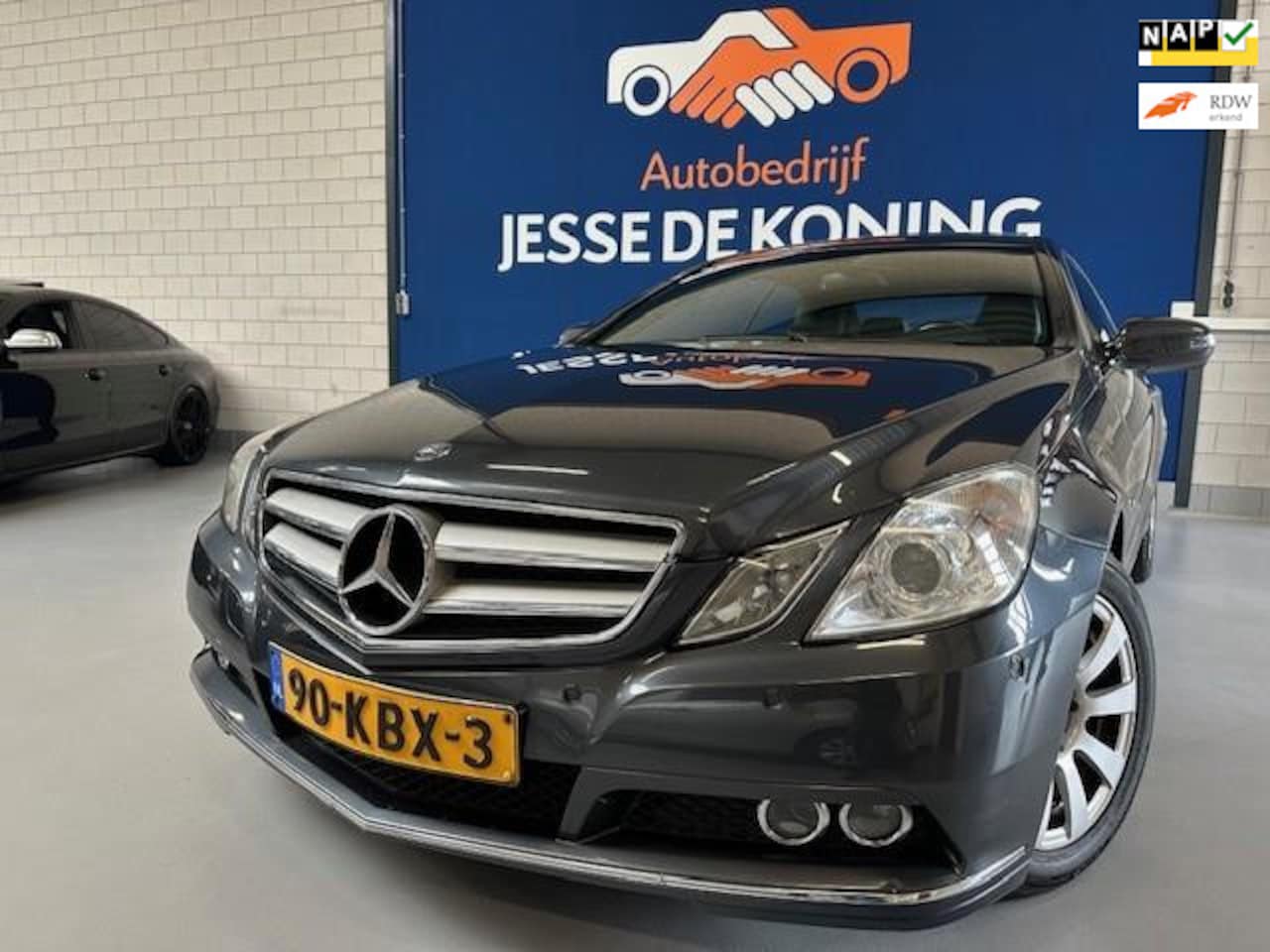 Mercedes-Benz E-klasse Coupé - 250 CGI Avantgarde Automaat,bj.2009,kleur: grijs,half leder,navigatie,climate,NAP 293531 k - AutoWereld.nl