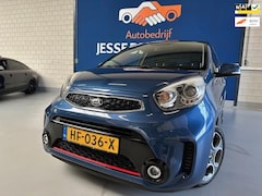 Kia Picanto - 1.2 CVVT SportsLine 5 deurs, bj.2015, climate, sportvelgen, half leder, APK 09/2025 , NAP