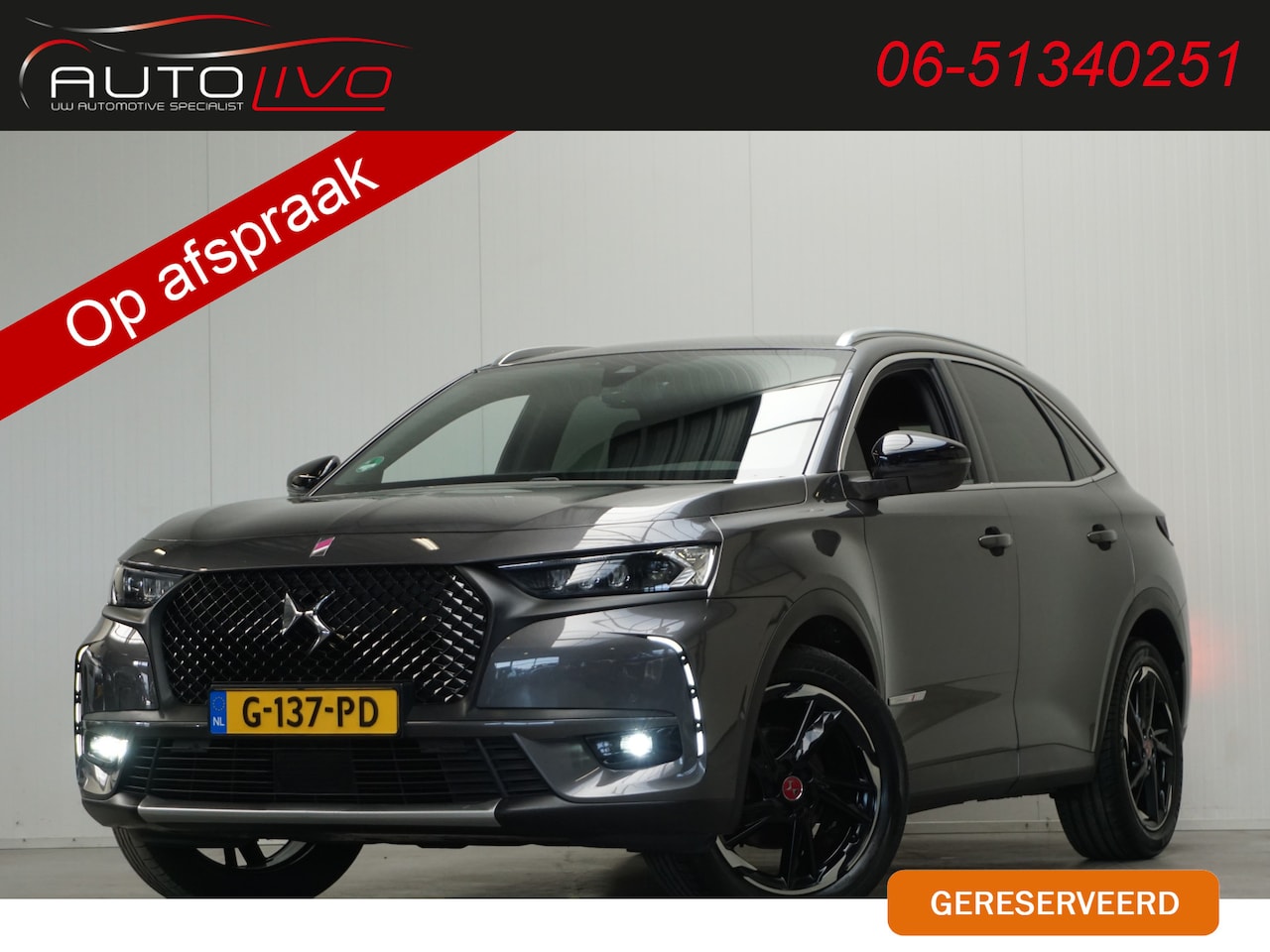 DS 7 Crossback - 1.6 PureTech Executive 180 PK! AUTOMAAT! LUXE! - AutoWereld.nl