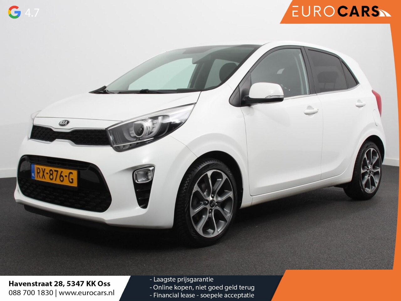 Kia Picanto - 1.0 CVVT Design Edition Navigatie Camera Climate Control Lichtmetalen Velgen Cruise Contro - AutoWereld.nl