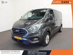 Ford Transit Custom - 300 2.0 TDCI L2H1 Limited Dubbele Cabine Automaat Navi Airco 2x schuifdeuren Trekhaak Park