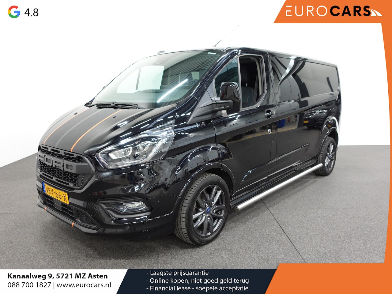 Ford Transit Custom - 170pk L2H1 Sport Dubbele Cabine Raptor Navigatie Camera Cruise control Trekhaak - AutoWereld.nl