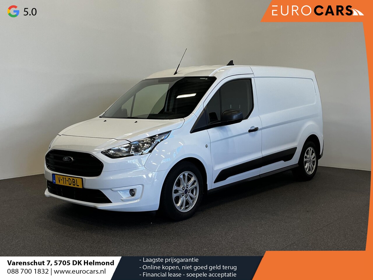Ford Transit Connect - 1.5 EcoBlue Automaat L2 Trend Navi Airco Parkeersensoren Cruise Control Camera - AutoWereld.nl