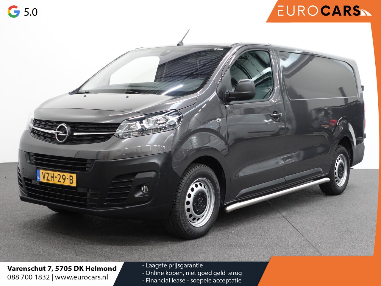 Opel Vivaro - 2.0 BlueHDi 145PK L3 Automaat Airco Bluetooth Cruise Control Trekhaak Sidebars - AutoWereld.nl
