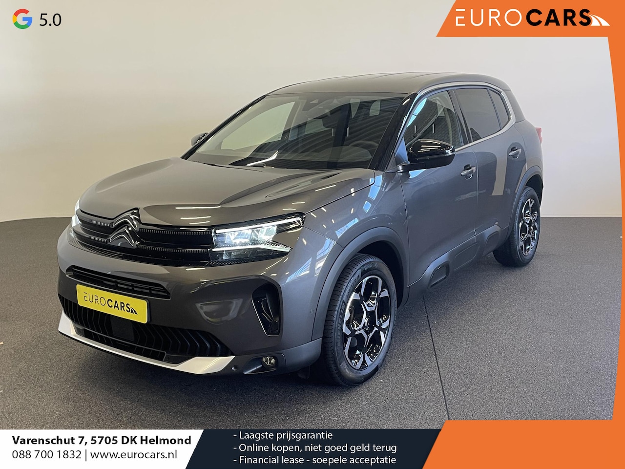 Citroën C5 Aircross - 1.2 130PK Aut-8 PureTech Feel Airco ECC Carplay Navi Cruise Control Full LED 18" LM Velgen - AutoWereld.nl
