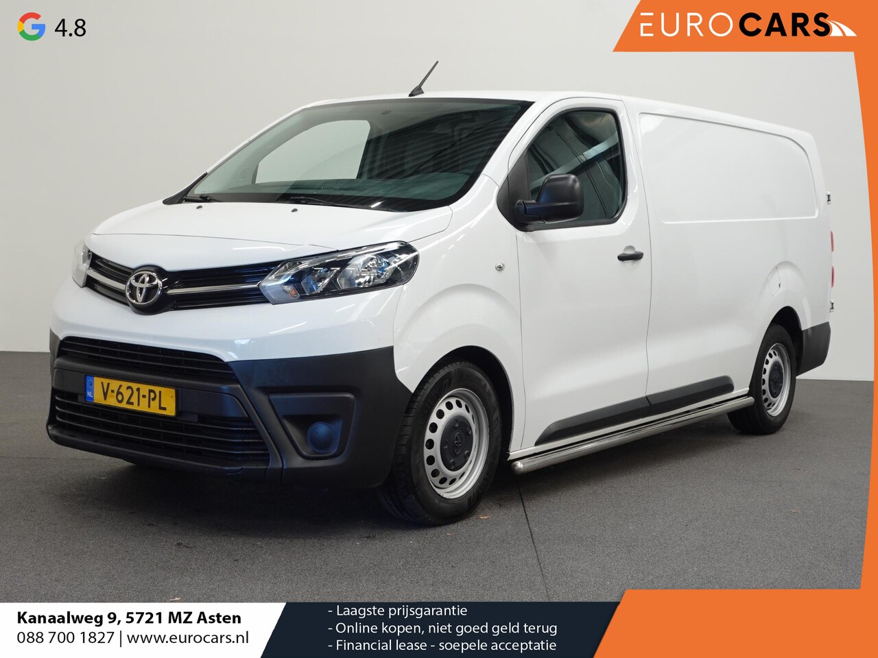 Toyota ProAce - 95pk Long L3H1 Cruise control Trekhaak Airco  Sidebars Radio Bluetooth Euro6 - AutoWereld.nl