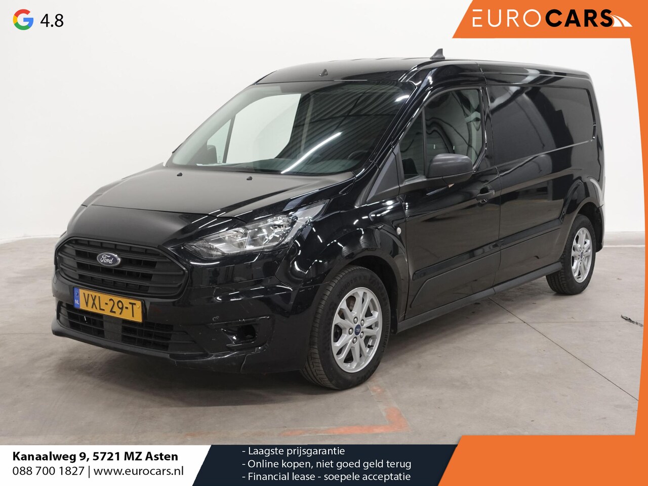 Ford Transit Connect - 1.5 EcoBlue L2 Trend Schade / Damaged Rijdbaar/ Drivable Navi Airco Parkeersensoren Camera - AutoWereld.nl