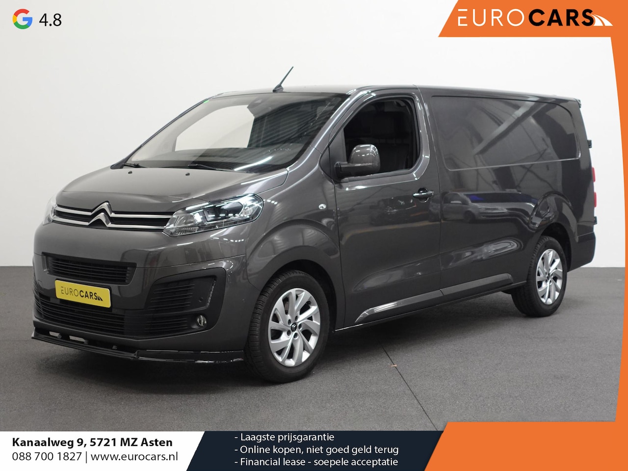 Citroën Jumpy - 122pk Automaat XL L3H1 Sport Edition Trekhaak Navigatie 360 Camera Cruise control Standkac - AutoWereld.nl