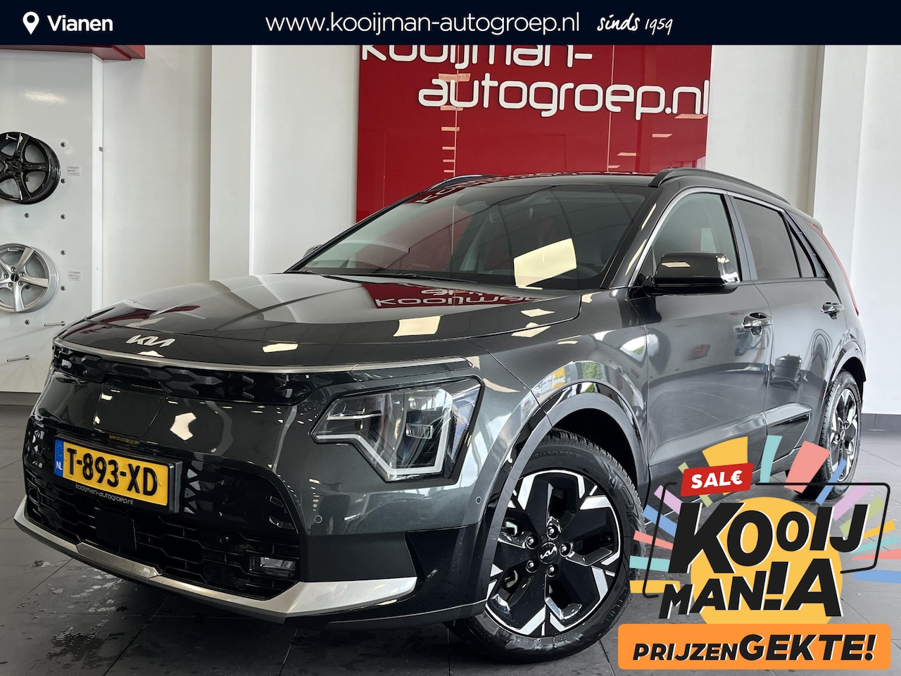 Kia Niro EV - ExecutiveLine 64.8 kWh | Schuif-/kanteldak | Parkeersensoren | Elektr. bedienbare achterkl - AutoWereld.nl