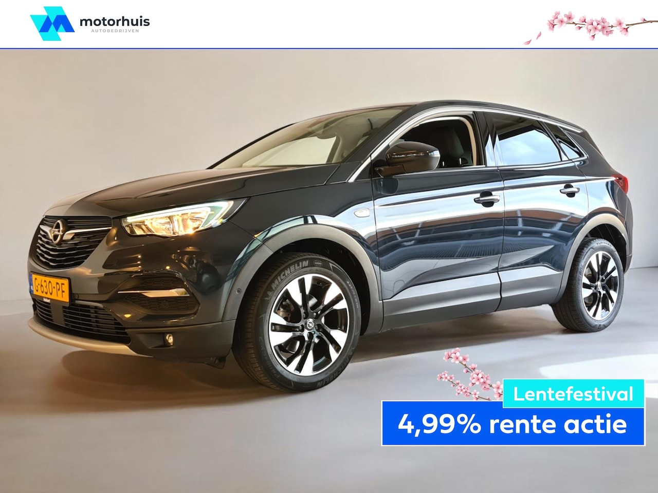 Opel Grandland X - 1.2 Turbo 130pk S&S Innovation AUTOMAAT NAVI CAMERA - AutoWereld.nl
