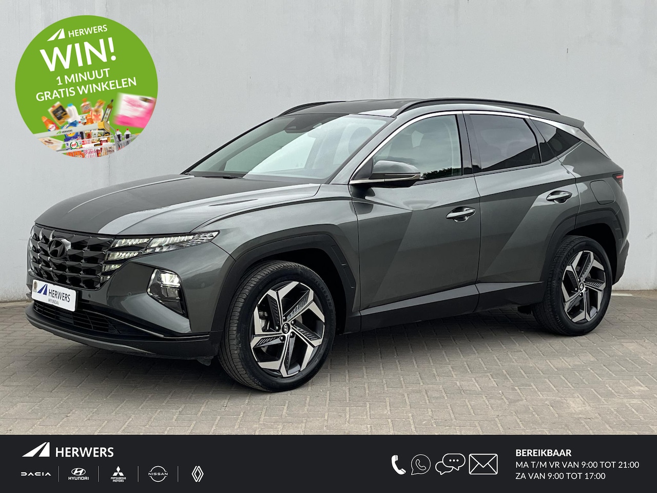 Hyundai Tucson - 1.6 T-GDI HEV 230pk Comfort Automaat / Trekgewicht 1.650 kg / Achteruitrij Camera / Apple - AutoWereld.nl