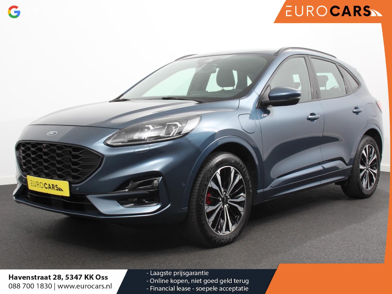 Ford Kuga - 2.5 PHEV 224pk ST-Line X Automaat Adaptieve cruise control Parkeersensoren Afneembare trek - AutoWereld.nl