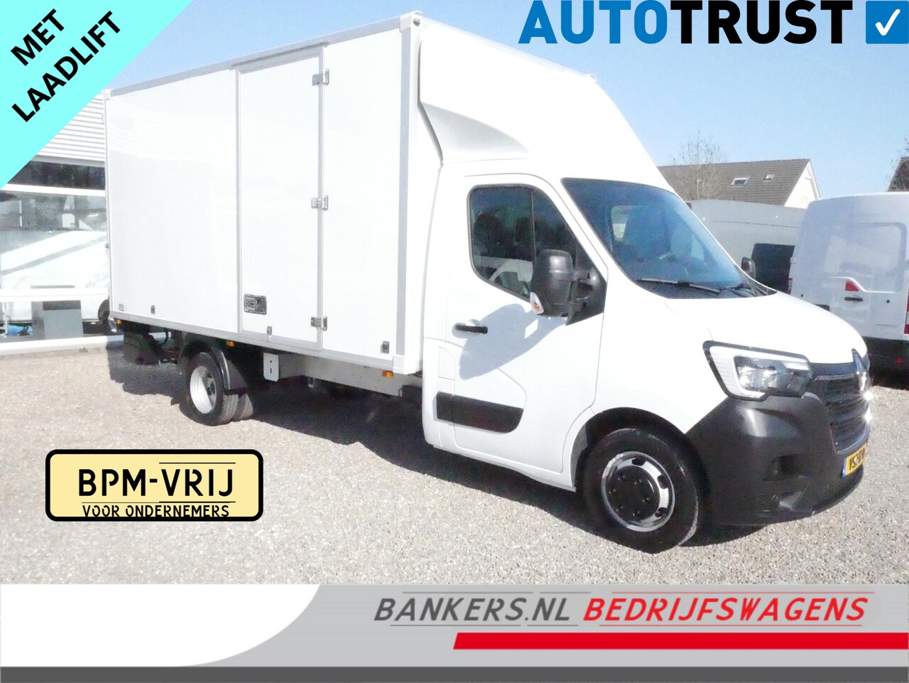Renault Master - 2.3 dCi 130PK, Dubbel Lucht, Airco, Meubelbak met laadklep en achterdeuren - AutoWereld.nl