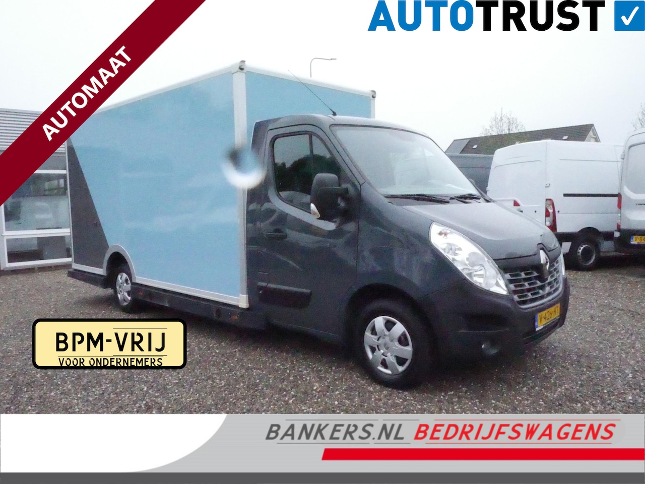 Renault Master - 2.3 dCi 170PK Automaat Airco Luchtvering Bakwagen L*B*H = 430* 200*220 - AutoWereld.nl