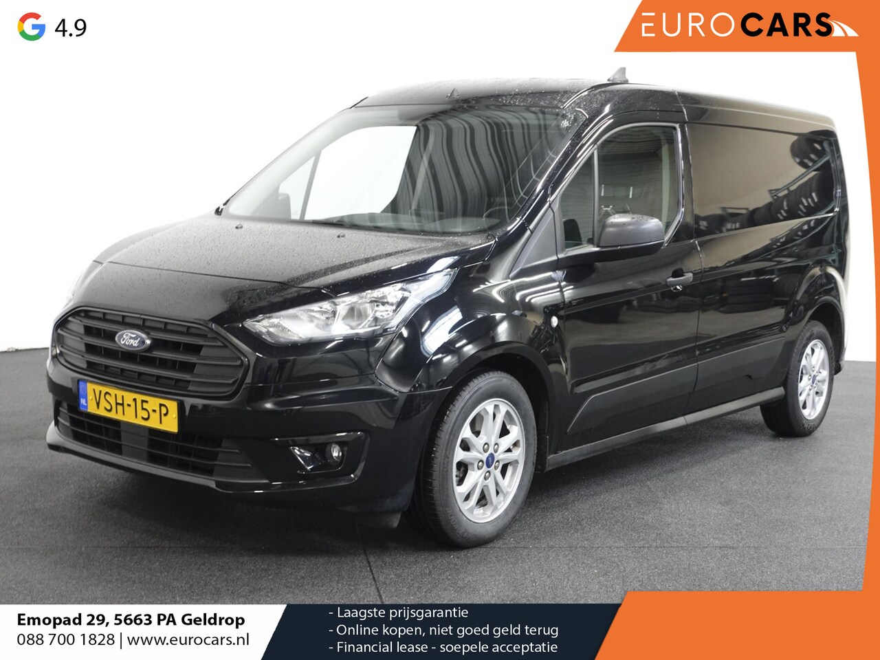 Ford Transit Connect - 1.5 L2 Trend Navigatie Trekhaak Airco Camera Carplay 3-Zits Cruise control Lichtmetalen ve - AutoWereld.nl