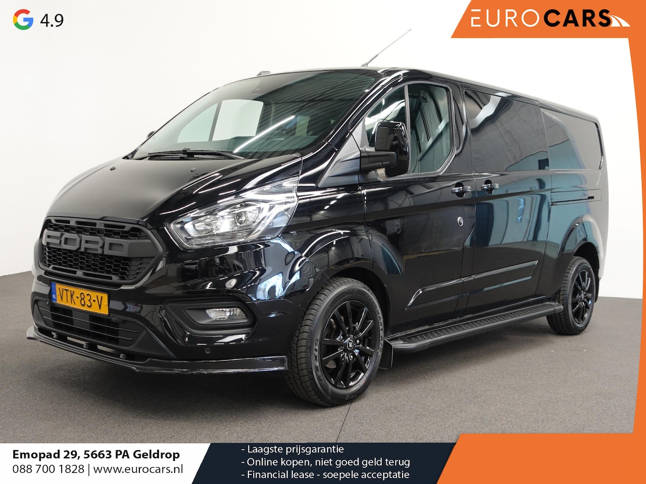 Ford Transit Custom - 300 2.0 TDCI L2H1 Limited Automaat Dubbele Cabine Raptor Sport Edition Navigatie Airco 2x - AutoWereld.nl
