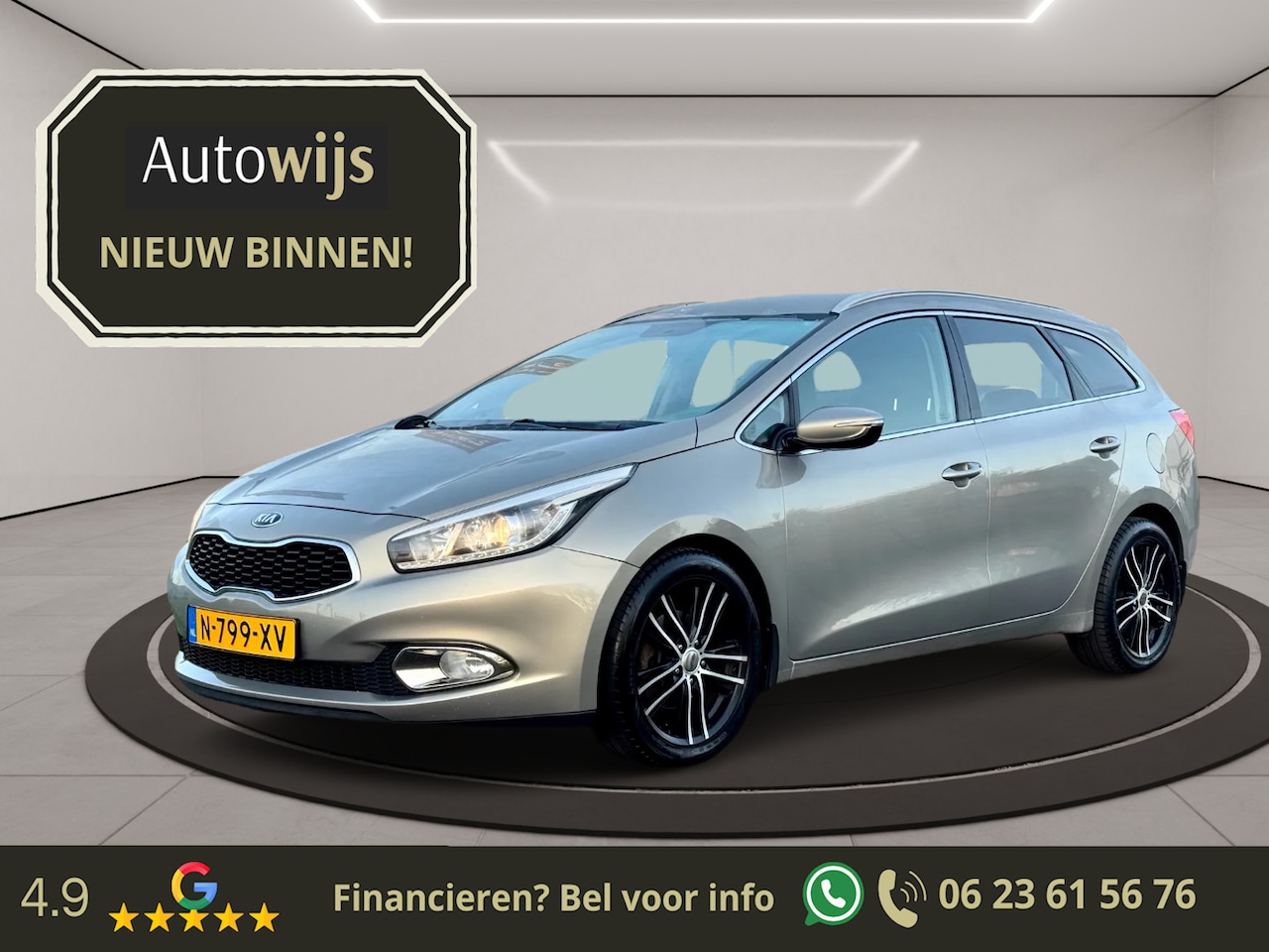 Kia Cee'd Sportswagon - 1.6 GDI Business Pack|AUT|Camera|Stuurverw|Trekhaak|Xenon - AutoWereld.nl