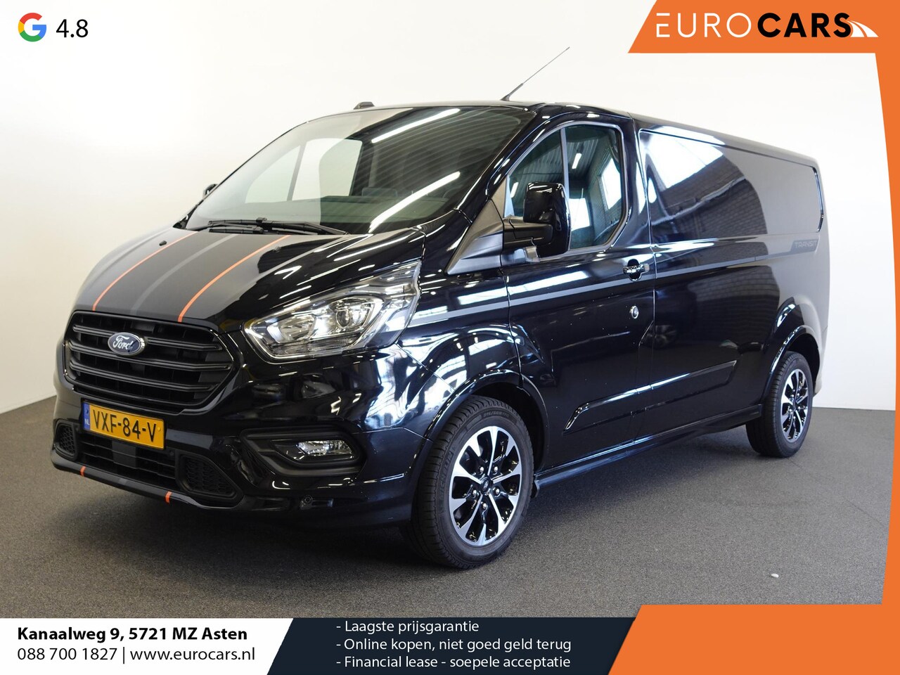 Ford Transit Custom - 320 2.0 TDCI L2H1 Sport 185PK Automaat Airco Cruise Control Bluetooth Navi Trekhaak - AutoWereld.nl