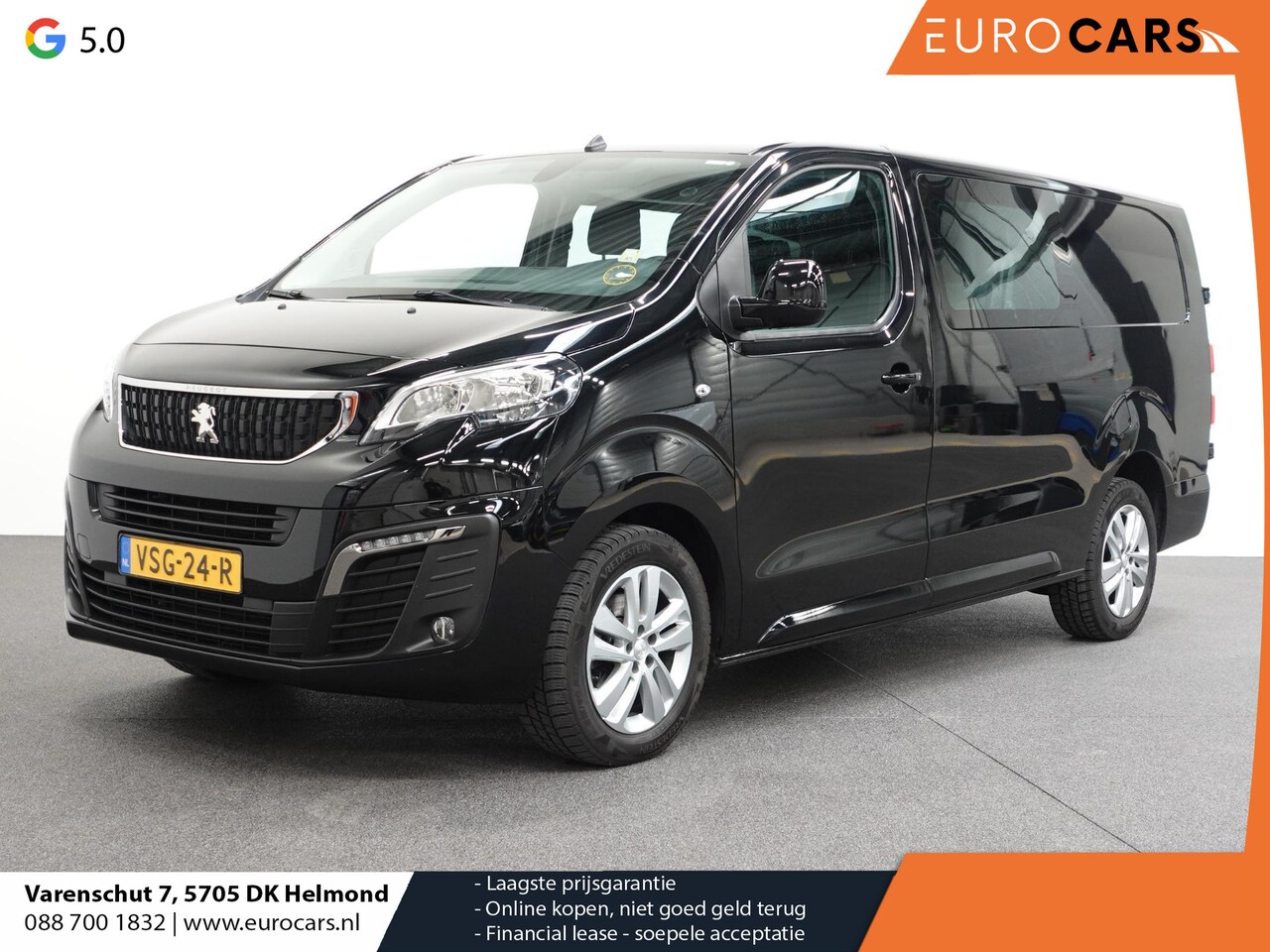 Peugeot Expert - 2.0 180PK Long L3 Premium Dubbele Cabine Automaat Airco Cruise control Bluetooth Navigatie - AutoWereld.nl