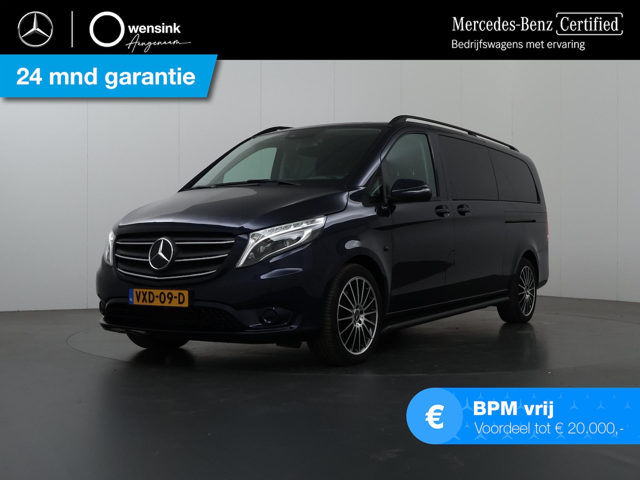Mercedes-Benz Vito - 124 CDI Aut. | XL L3 | Dubbele Cabine | 234 PK | Stoelverwarming | Parkeerpakket met Camer - AutoWereld.nl