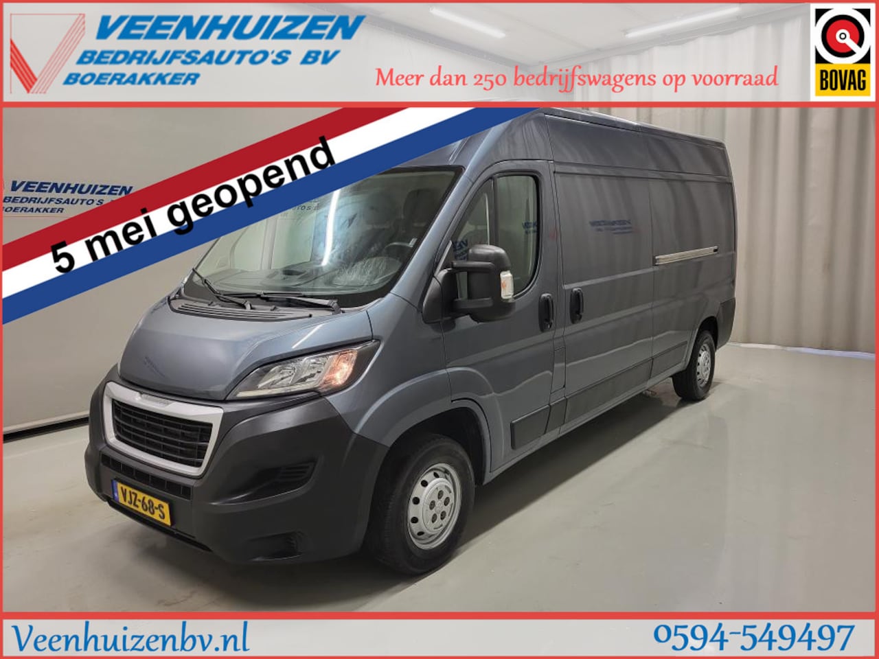 Peugeot Boxer - 2.2BlueHDi 140pk 2x schuifdeur L3/H2 Euro 6! - AutoWereld.nl