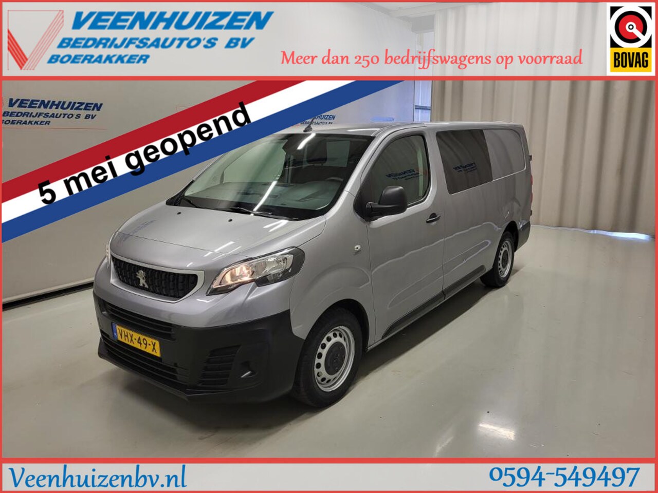 Peugeot Expert - 2.0BlueHDI L3/H1 Dubbele Cabine Euro 6! - AutoWereld.nl
