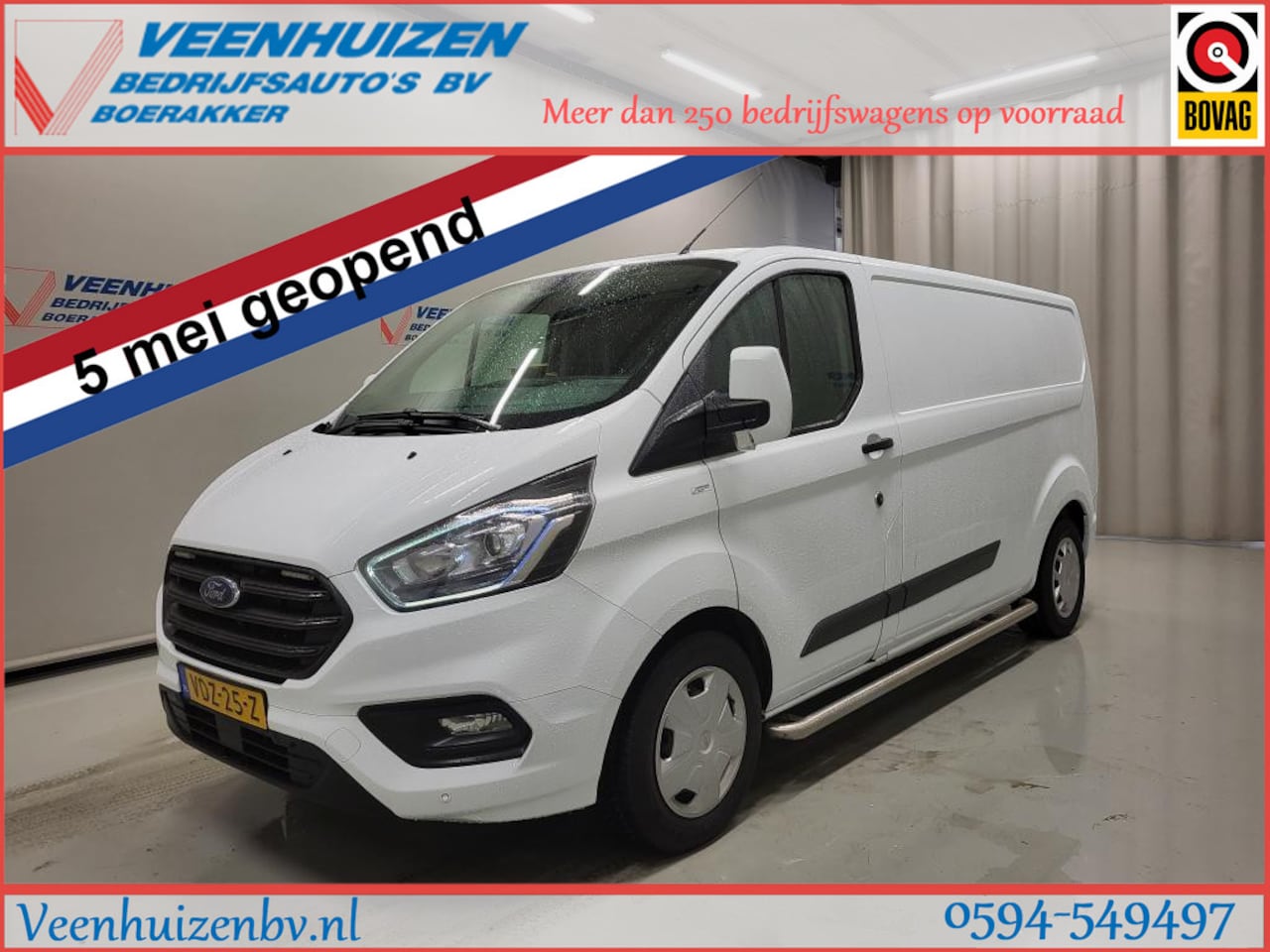 Ford Transit Custom - 2.0TDCI 130pk L2/H1 Euro 6! - AutoWereld.nl