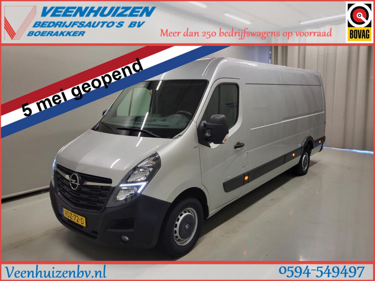 Opel Movano - 2.3Turbo 146pk L4/H2 Euro 6! - AutoWereld.nl