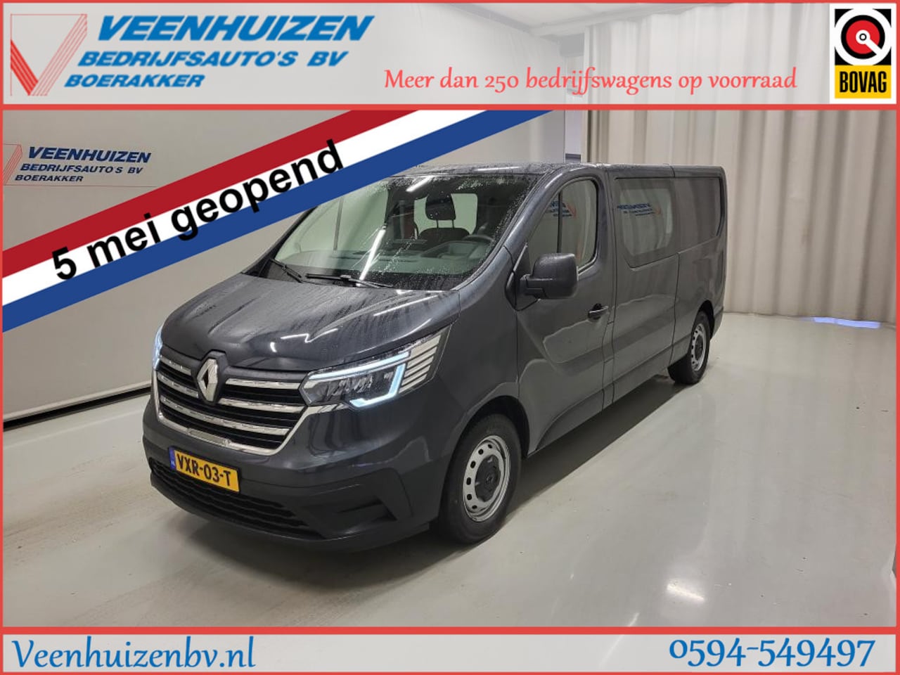 Renault Trafic - 2.0dCi 150pk L2/H1 Dubbele Cabine Euro 6! - AutoWereld.nl