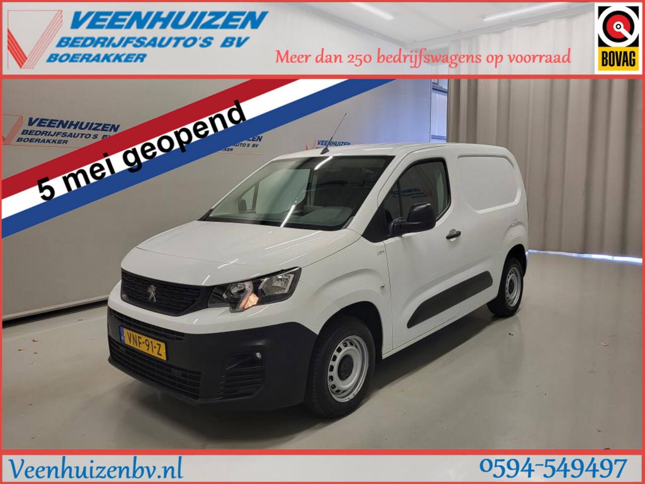 Peugeot Partner - 1.2PureTech 111pk Benzine! - AutoWereld.nl