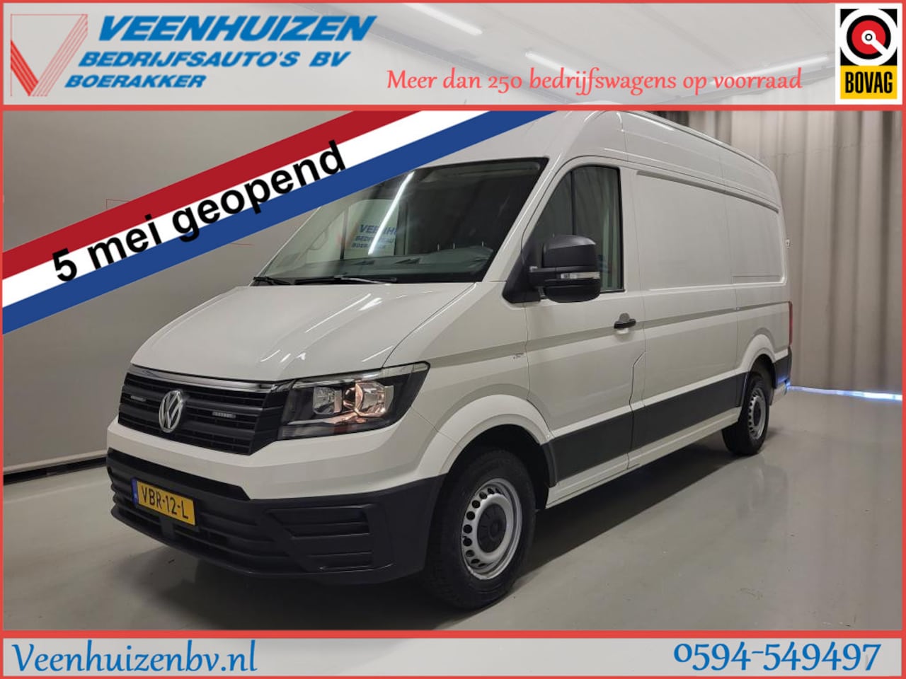Volkswagen Crafter - 2.0TDI 141pk L3/H3 Trekhaak Euro 6! - AutoWereld.nl