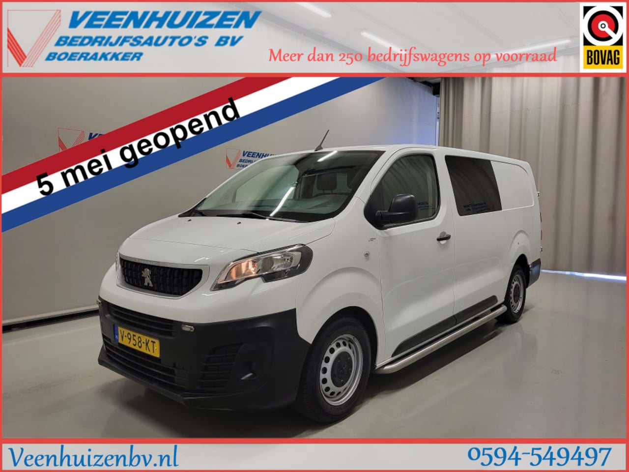 Peugeot Expert - 2.0BlueHDI 123pk L3/H1 Dubbele Cabine Euro 6! - AutoWereld.nl
