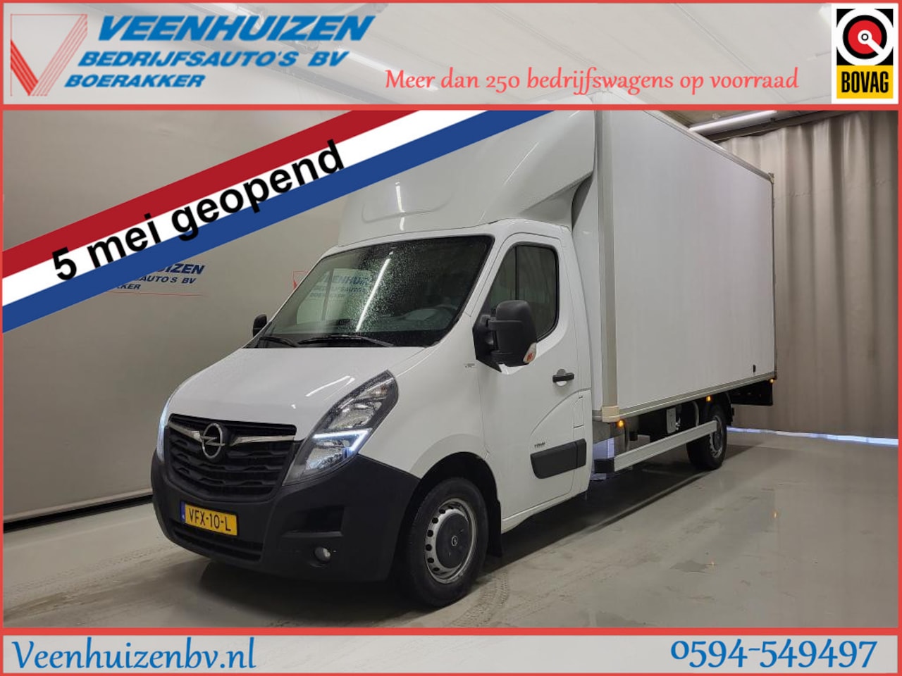 Opel Movano - 2.3Turbo 150pk Bakwagen Euro 6! - AutoWereld.nl