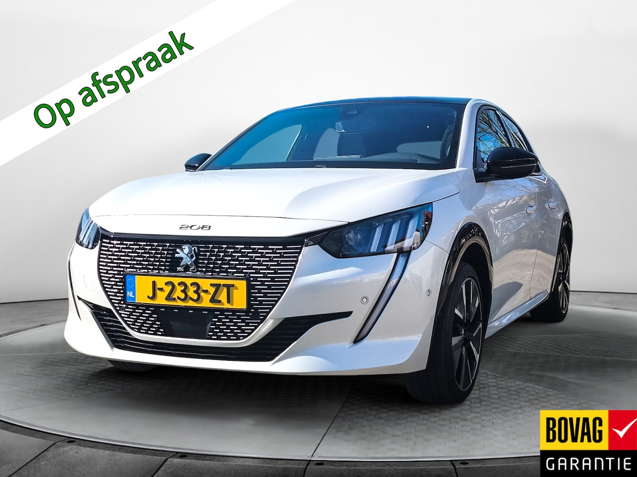 Peugeot e-208 - EV GT 350 50 kWh (136 PK) 1e-Eig. & Dealer-Onderh. BOVAG-Garantie. NL-Auto. Panoramadak-Bl - AutoWereld.nl