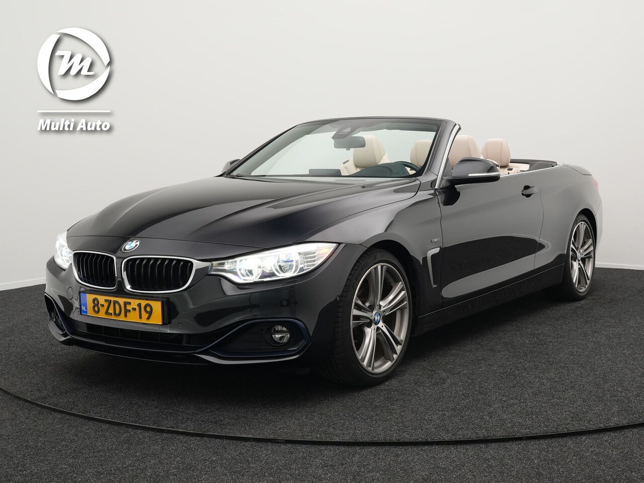 BMW 4-serie Cabrio - 428i High Executive 245pk | Head-Up | Harman Kardon | Nekverwarming | 360 Camera | Lederen - AutoWereld.nl