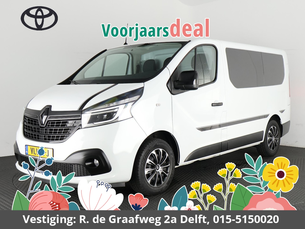 Renault Trafic - 2.0 dCi 120 T27 L1H1 Big Work Edition (ex.BTW) 3-persoons | Trekhaak | Navigatie | Airco | - AutoWereld.nl