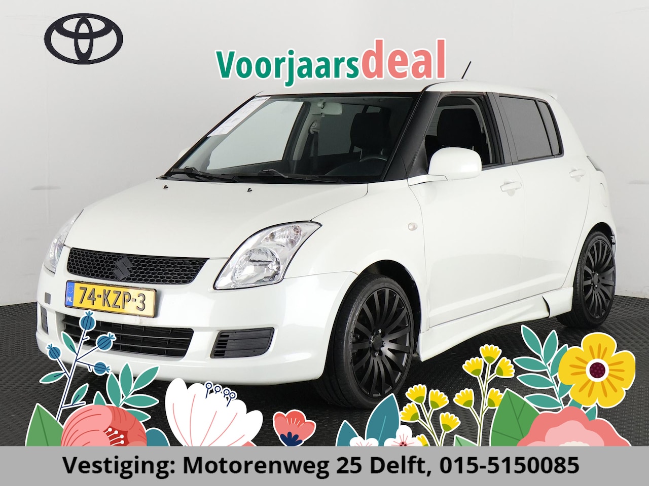 Suzuki Swift - 1.3 SHOGUN GT SPORT 5 DRS SPORTVELGEN, SPOILER EN SPORT PAKKET - AutoWereld.nl