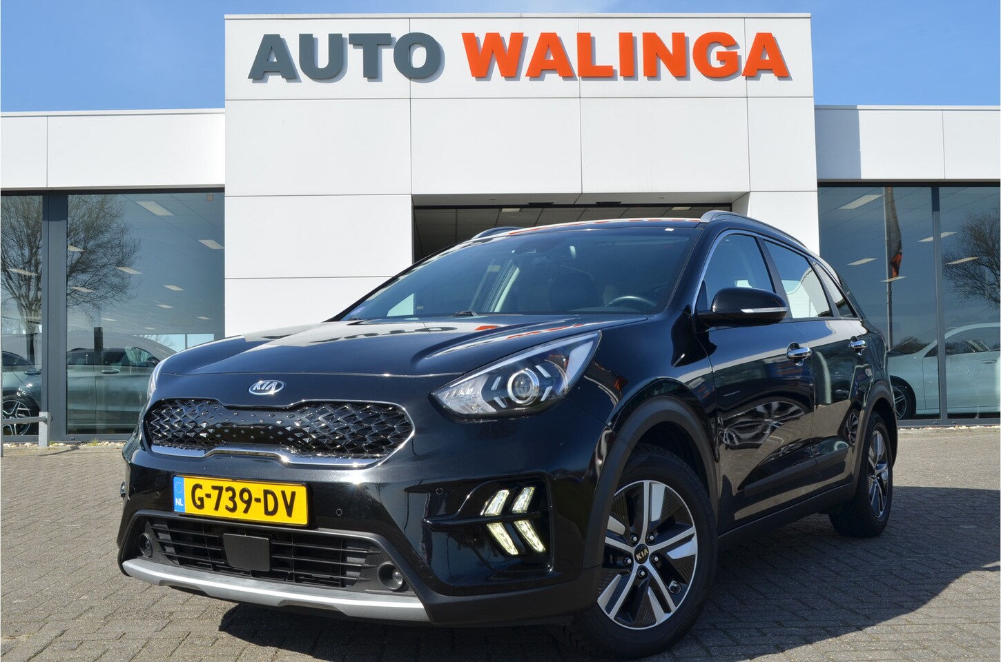 Kia Niro - 1.6 GDi Hybrid DynamicLine Facelift | Carplay | Adaptive Cruise | 1/2 Leer | a.Camera | au - AutoWereld.nl