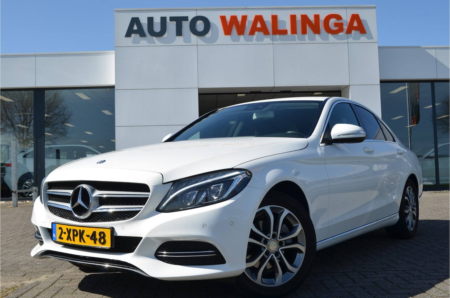 Mercedes-Benz C-klasse - 180 LED koplampen | Navi | Sportstoelen | Climate | Getint glas | Trekhaak | Cruise | NL a - AutoWereld.nl