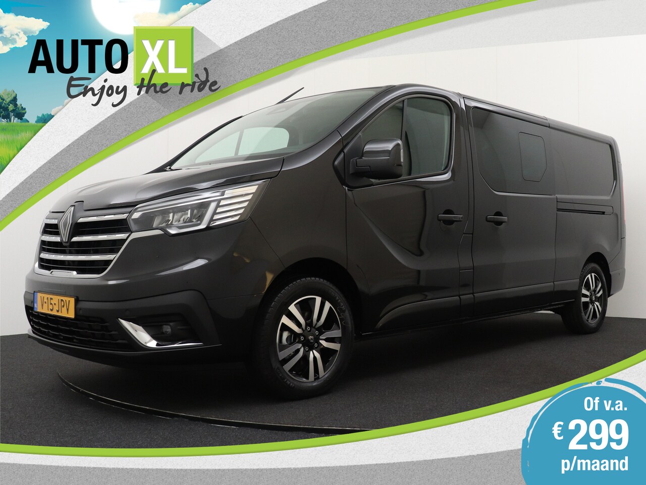 Renault Trafic - 2.0 Aut. 150 PK L2H1 DC 5-Pers Camera Dodehoek Climate Stoelverw - AutoWereld.nl